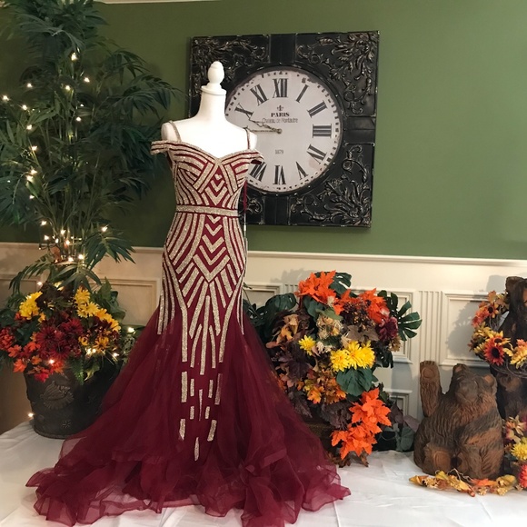 Dresses & Skirts - Prom Formal evening mermaid ball gown dress